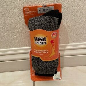 NWT Womens Heat Holders Warm Thermal Sock Lite Size 5-9​​​​​​